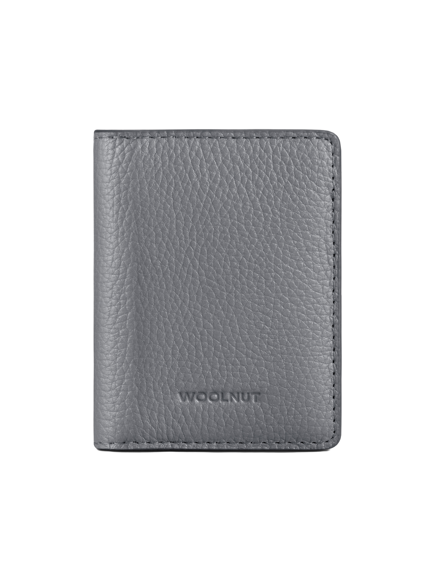 Woolnut Leather Wallet - Grey