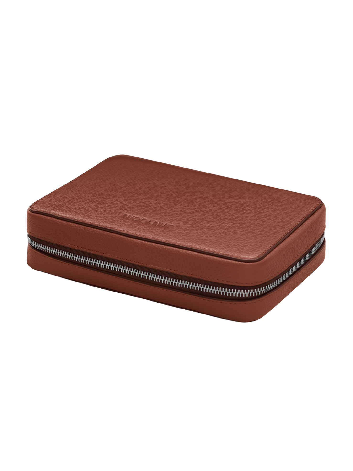 Woolnut Leather Tech Organiser - Cognac