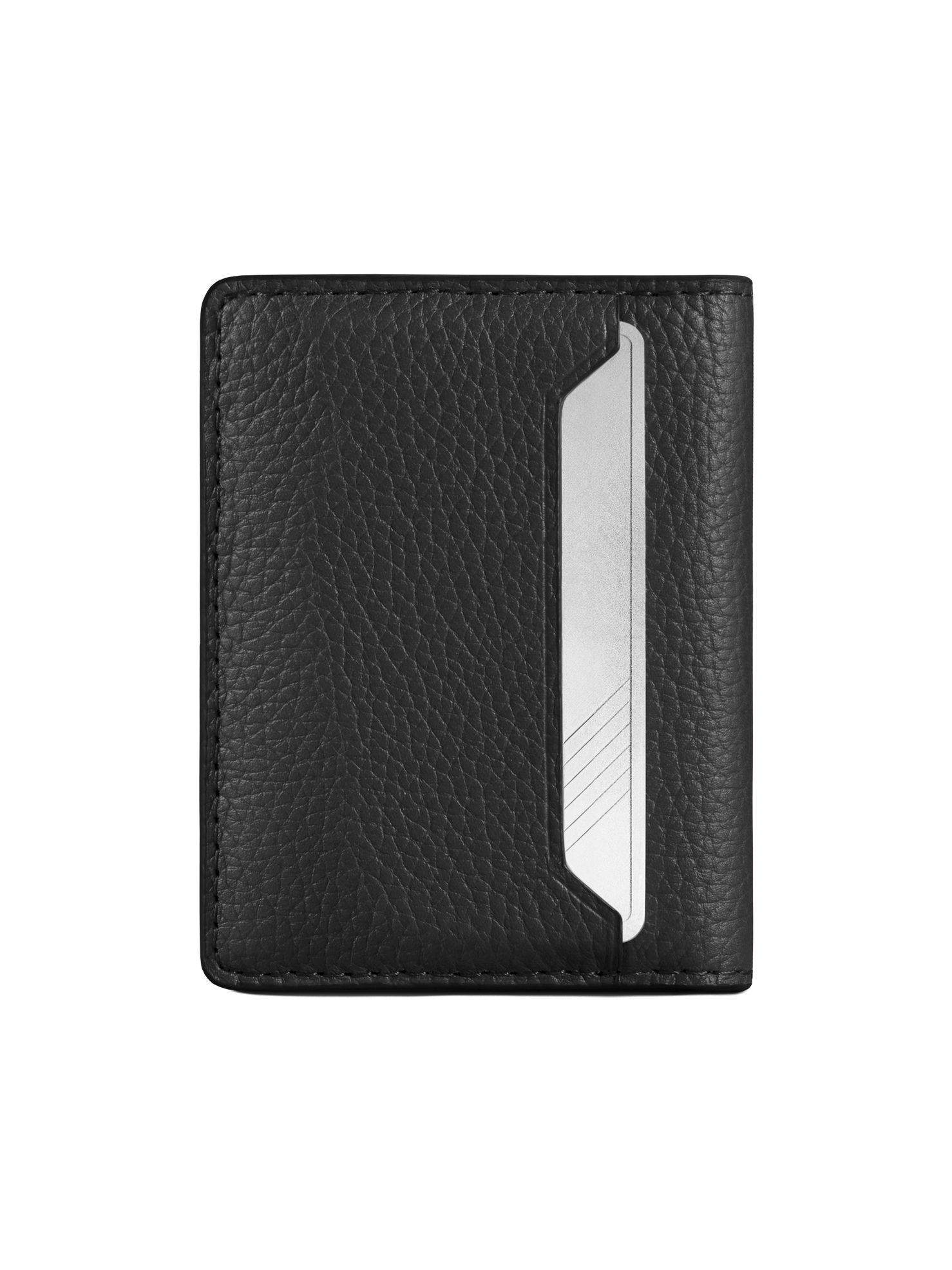 Woolnut Leather Wallet - Black