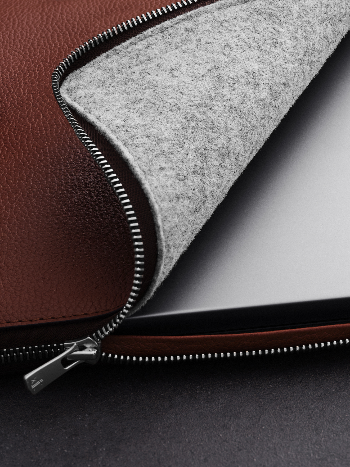 Woolnut Leather Folio for 16-inch MacBook Pro - Cognac