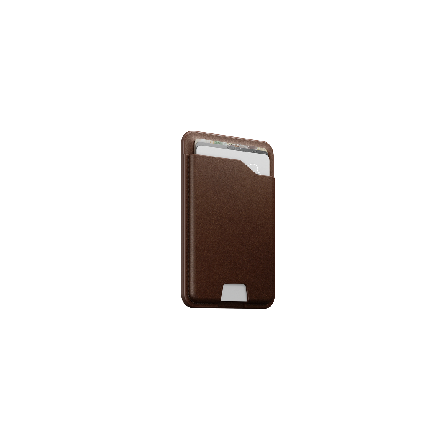 Nomad MagSafe Nomad Leather Mag Wallet - Find My - Brown