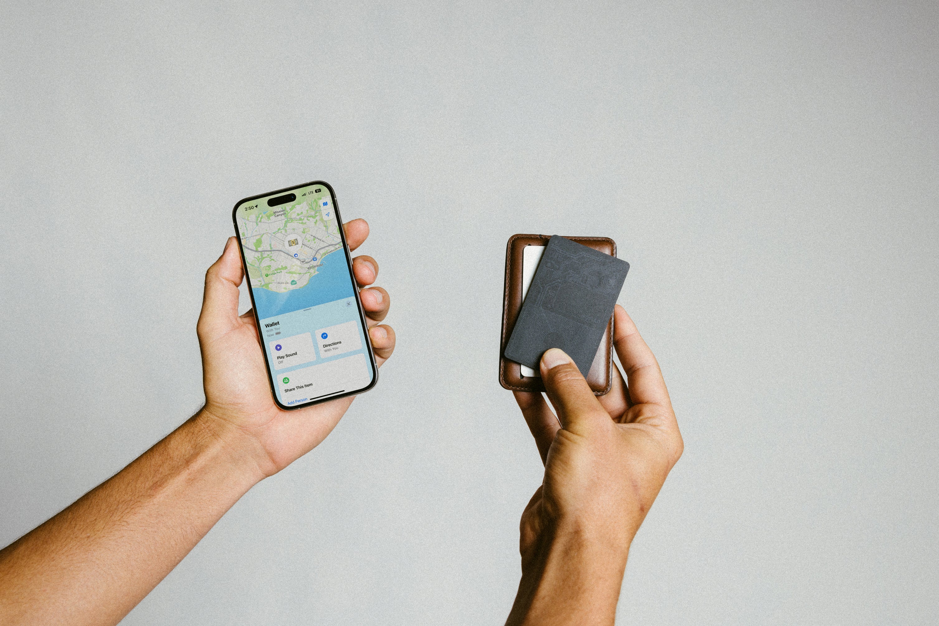 Nomad Tracking Card Air v2 for Apple Find My - Black