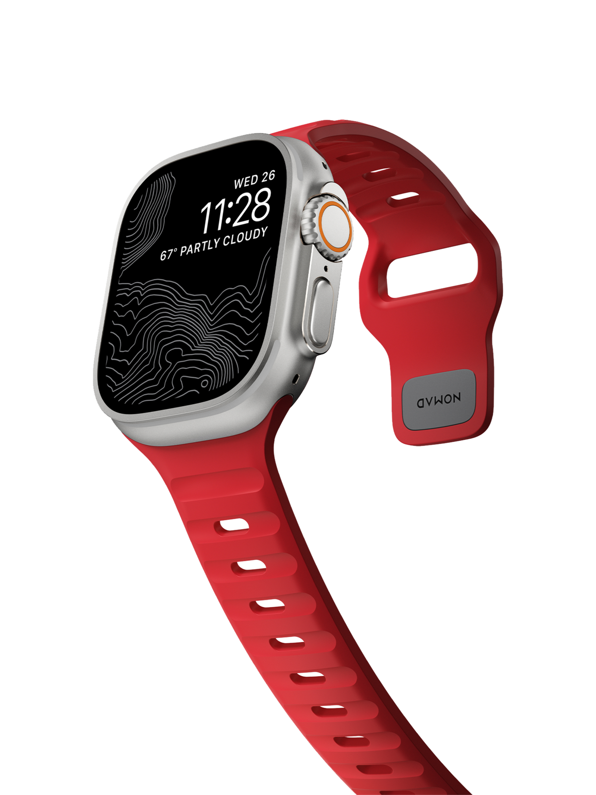 Nomad Sport Band - 46/49mm - Night Watch Red - Limited Edition
