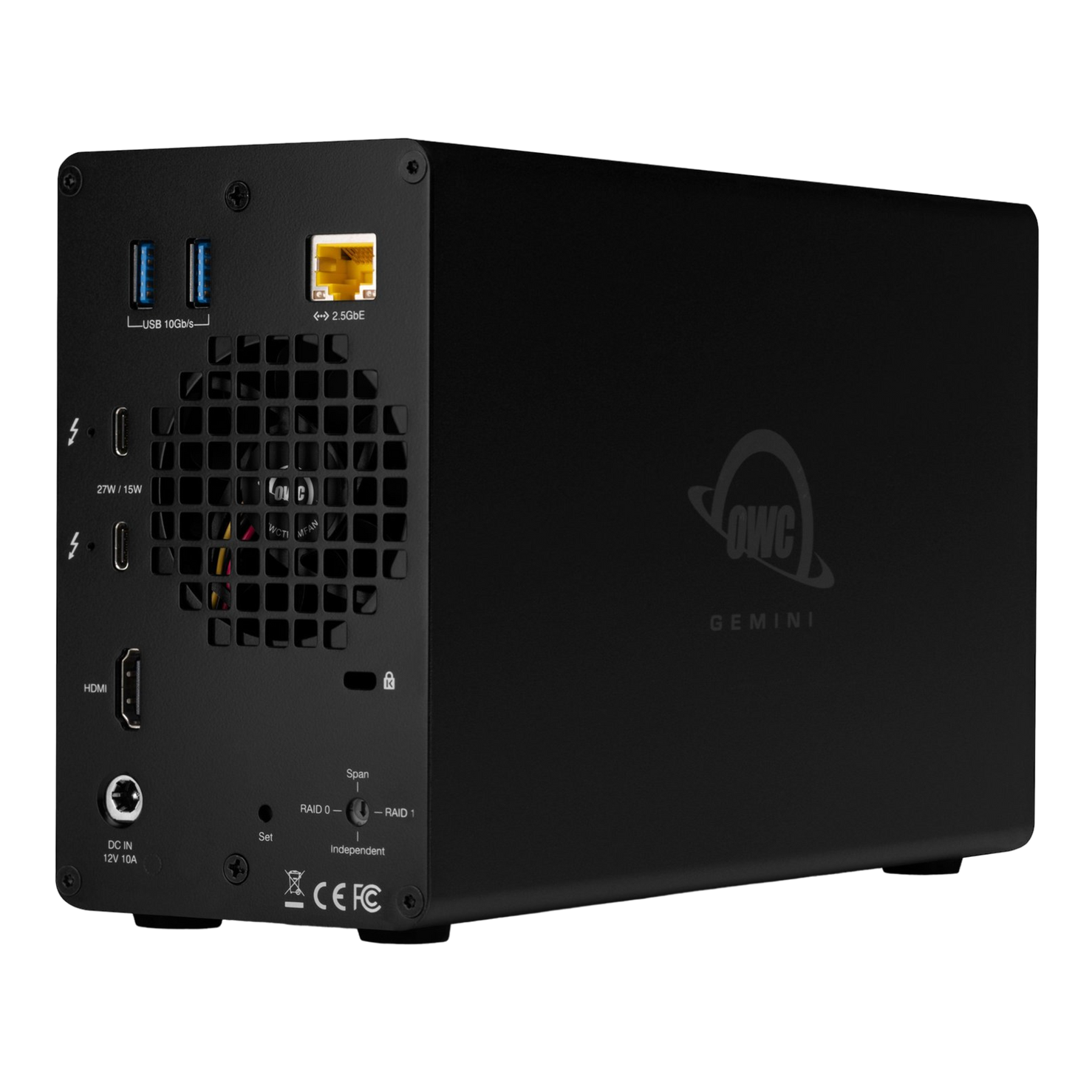 OWC Gemini Thunderbolt Dock and Dual-Bay RAID External Storage Enclosure