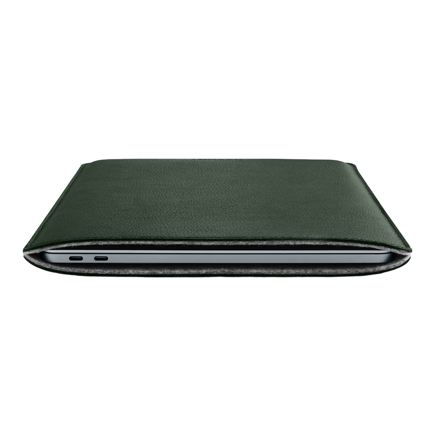 Woolnut Leather Sleeve for 13" MacBook Air - Green