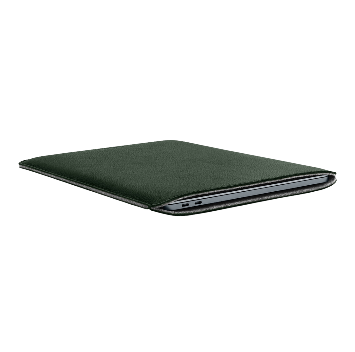 Woolnut Leather Sleeve for 13" MacBook Air - Green